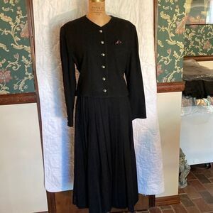 German 2 Pc Lined Wool Suit M